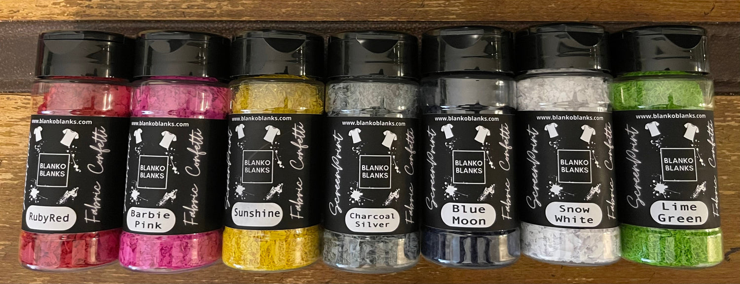 Be Original Use our Screen Print Confetti Shop Now!