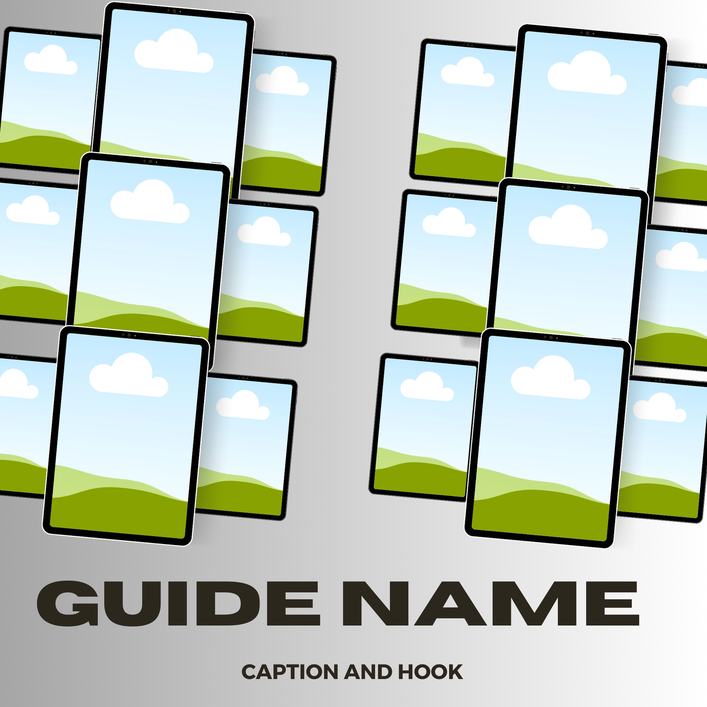 Digital Product Editable Mockup