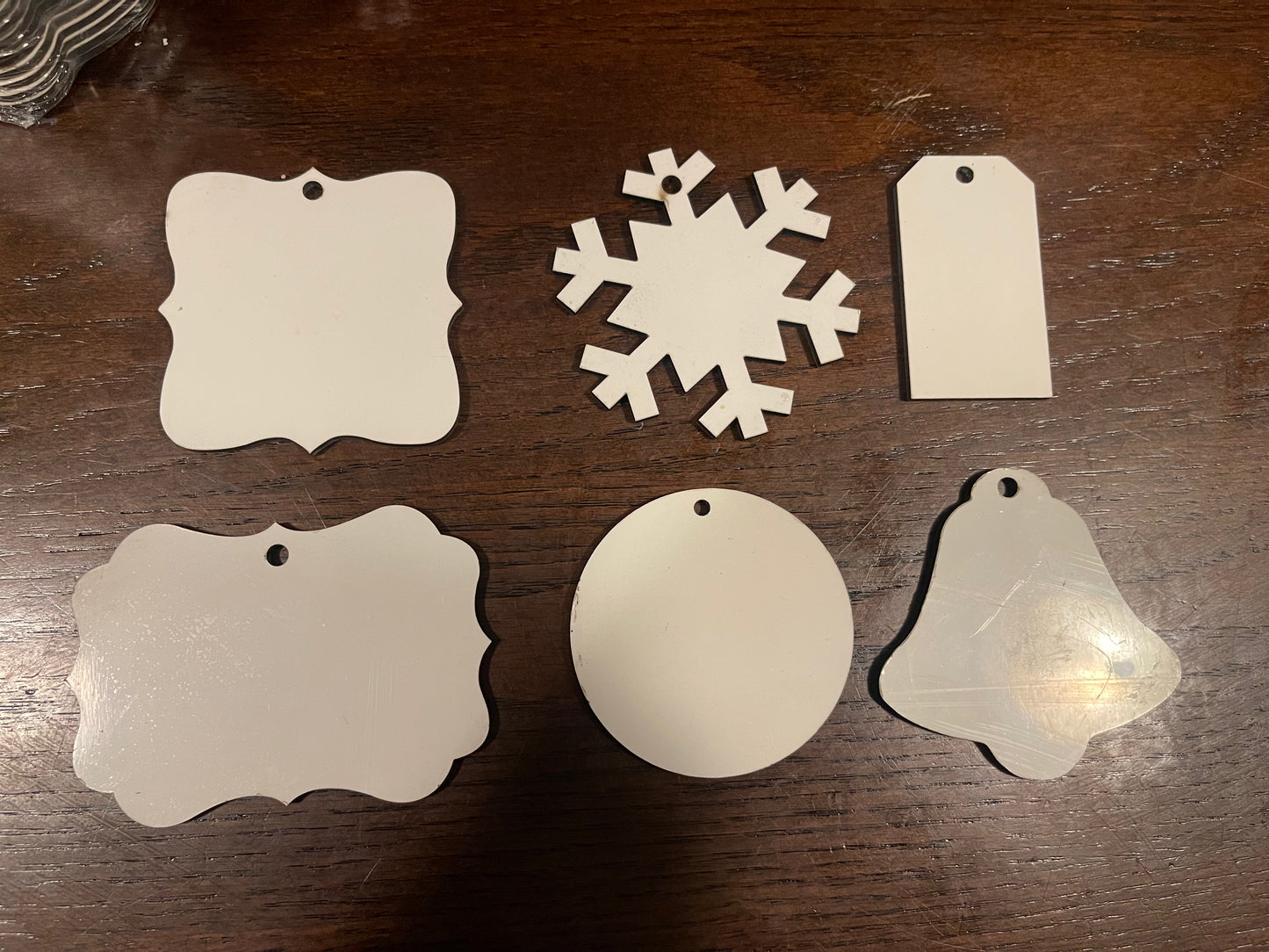 Sublimation Christmas Ornaments (6 Pack)