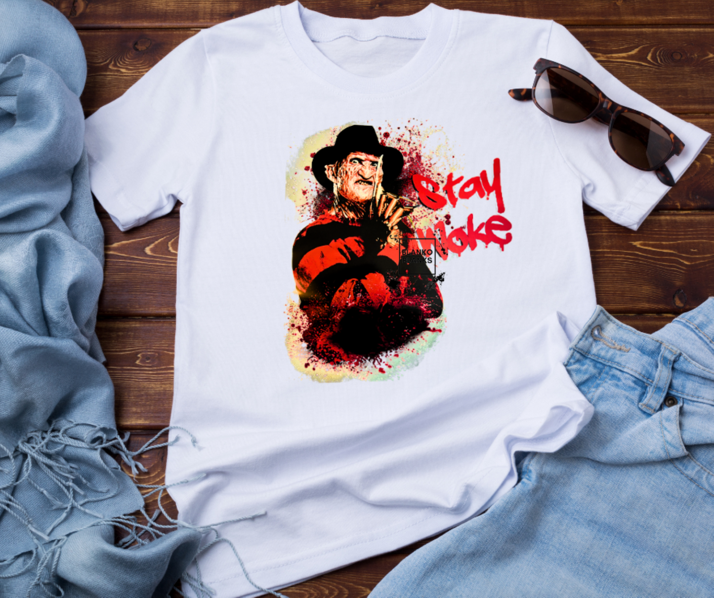 Stay Woke Freddy Krueger DTF Transfer