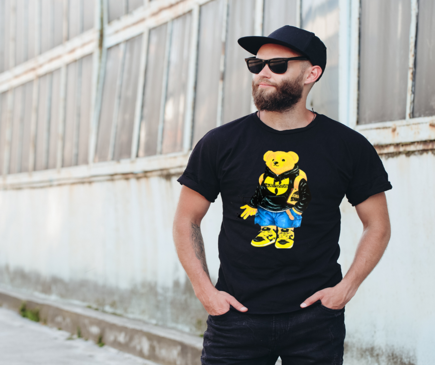 Wu Inspired Bear DTF Transfer