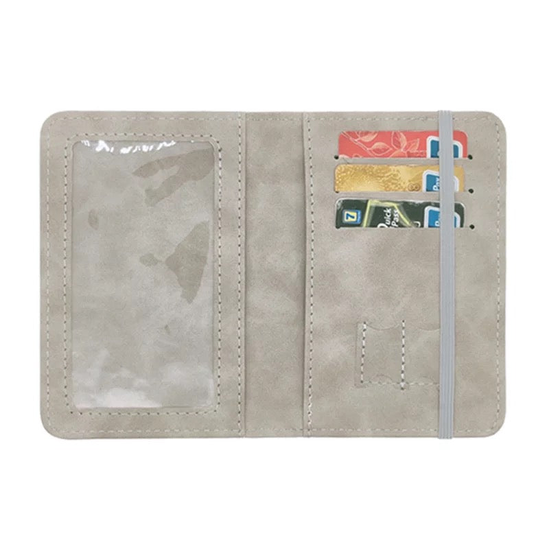 Sublimation PU Leather Passport Holder