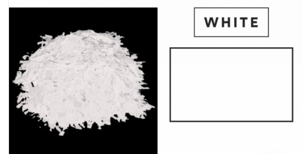 4oz Snow White Screen Print Confetti