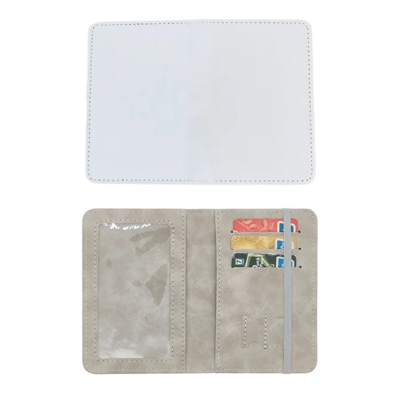 Sublimation PU Leather Passport Holder