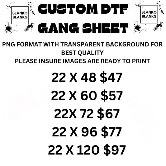 DTF Gang Sheets