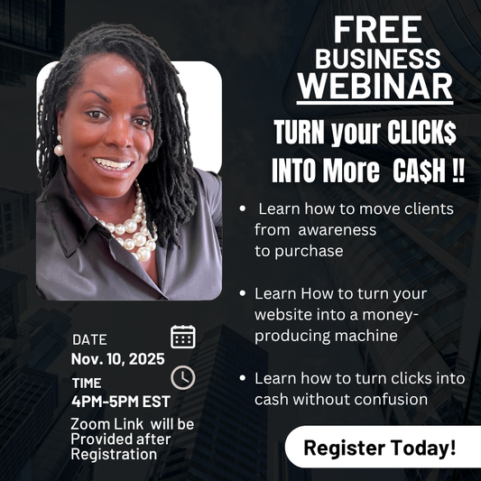 Clicks into Cash FREE Webinar Signup