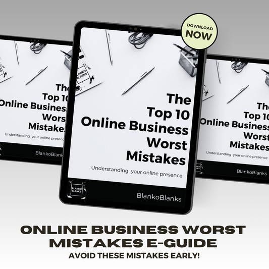 Online Business Worst Mistakes E-Guide