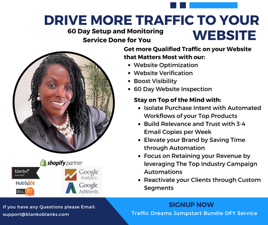 Traffic Dreams Jumpstart Bundle DFY Service