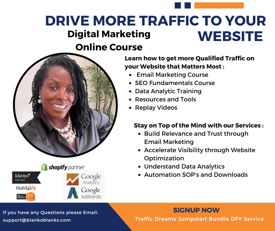 Traffic Dreams Online Course