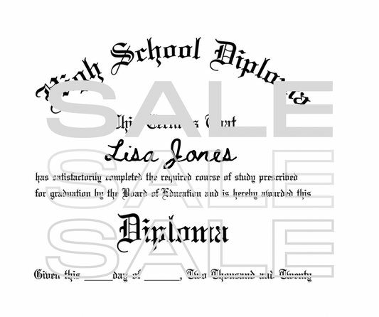 Graduation Diploma Template
