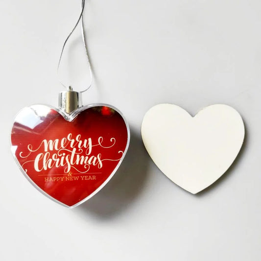 Sublimation MDF Floating Heart Ornaments