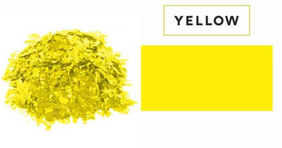 4oz Sunshine Yellow Screen Print Confetti
