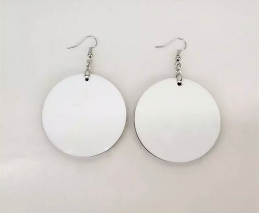 Sublimation Circle Earring