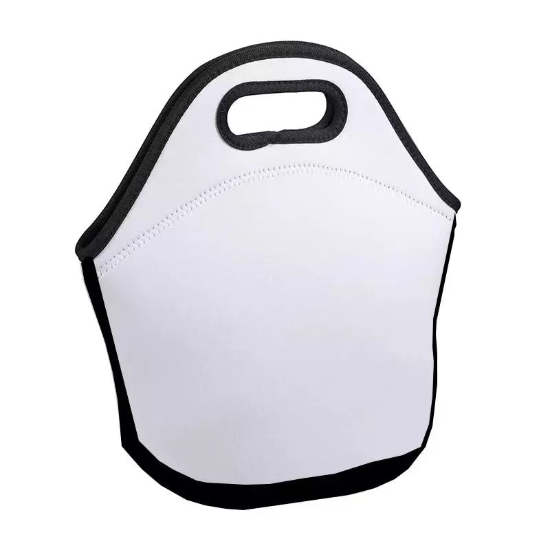 Sublimation Neoprene Lunch Tote. One sided Zipper Close RTS